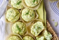 Zucchini, Ricotta & Dill Muffins — Savory Summer Snack