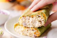 Crispy Tuna Melt Wrap Recipe for Quick Lunch or Picnic