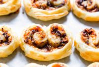Cream Cheese and Caramelized Onion Palmiers Recipe