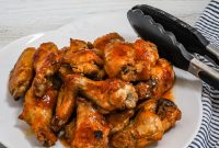 Crispy Baked Hot Honey Chicken Wings — Spicy Sticky Recipe