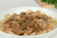 Classic Beef Stroganoff Recipe with Creamy Mushroom Sauce