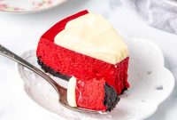 Red Velvet Cheesecake Recipe with Cream Cheese Frosting
