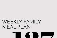 Week 137 Family Meal Plan: 7 Dinners for Busy Families
