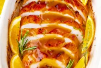 Oven-Roasted Turkey Breast with Honey Orange Glaze