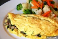 Tabil-Spiced Pork and Spinach Omelet Recipe
