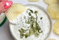Creamy Dill Pickle Dip Recipe for Parties and Snacks