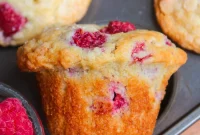 Lemon Raspberry Muffins with Zesty Glaze Recipe