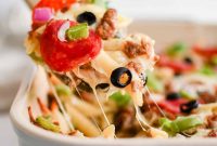 Creamy White Pizza Pasta Bake Recipe — Cheesy Italian Dinner