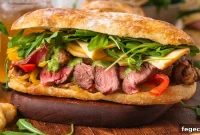 Ultimate Steak Sandwich Recipe: Juicy Sirloin on Toasted Roll