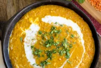 Comforting Red Lentil Dahl Recipe with Coconut and Spices
