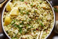Pesto Orzo Salad with Cherry Tomatoes and Fresh Basil