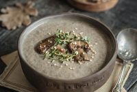 Creamy Mushroom and Chickpea Soup Recipe for Cozy Nights