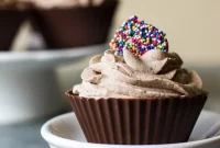 Decadent Chocolate Mousse Served in Crispy Chocolate Cups