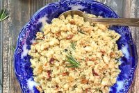 Orange Rosemary Quinoa with Beans & Toasted Pecans Recipe