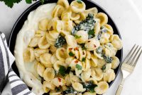 Instant Pot Orecchiette with Kale and Creamy Ricotta