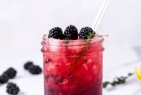Refreshing Blackberry Smash Mocktail Recipe