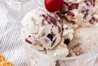 Homemade Cherry Vanilla Ice Cream Recipe for Creamy Summer Treat