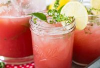 Watermelon and Thyme Lemonade Recipe — Refreshing Summer Drink