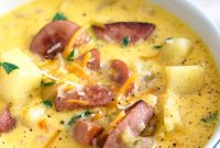 Cheesy Kielbasa and Potato Soup Recipe — Hearty Sausage Soup