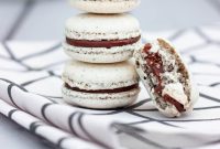 Black Sesame and Chocolate Cappuccino Macarons