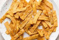 Crispy Homemade Tortilla Strips for Salads & Soups