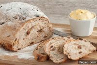 Rustic Raisin Bread Recipe: Homemade Loaf with Cinnamon and Butter