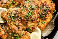 Gluten-Free Chicken Piccata with Lemon Caper Sauce