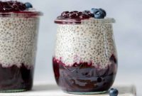 Creamy Blueberry Coconut Chia Pudding Recipe
