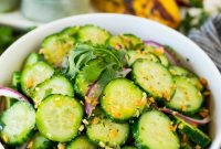 Zesty Thai Cucumber Salad with Tangy Lime Dressing