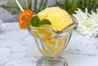 Homemade Orange Sorbet Recipe with Fresh Citrus Flavor