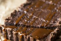 Gluten-Free Chocolate Tart with Salted Caramel Filling