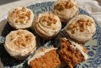 Gluten-Free Carrot Cake Cupcakes with Cream Cheese Frosting