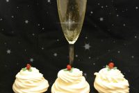 Individual Christmas Pavlovas with Prosecco Cream & Pomegranate