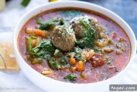 30-Minute Italian Meatball and Vegetable Soup Recipe