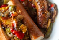 Million-Dollar Italian Sausage and Peppers Bake
