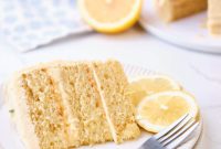 Creamy Lemon Curd Cake with Tangy Citrus Glaze