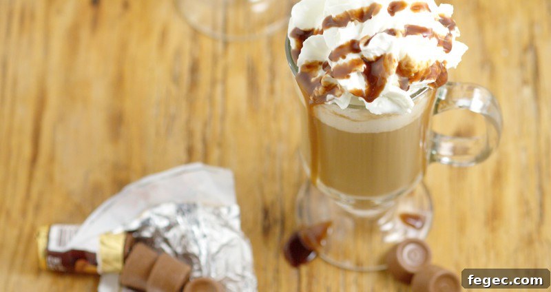 Homemade Rolo Coffee Creamer