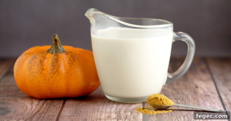 Homemade Pumpkin Spice Coffee Creamer