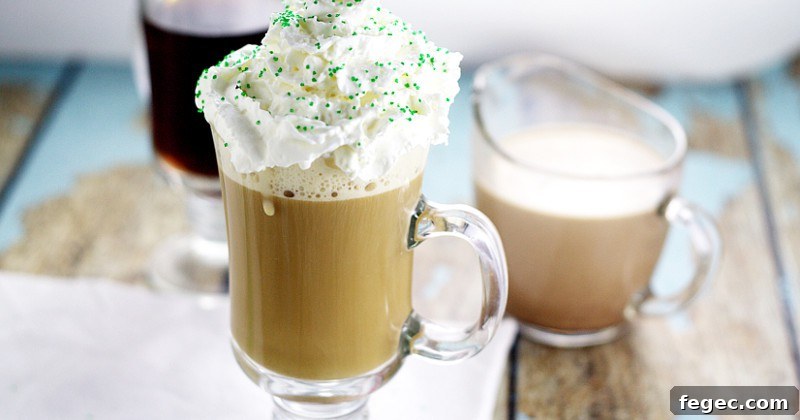 Homemade Irish Cream Coffee Creamer