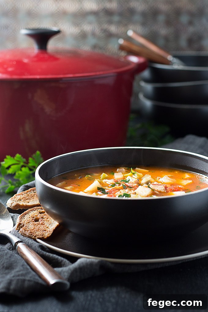 This delicious recipe for Manhattan Clam Chowder is actually low carb and high in flavor!