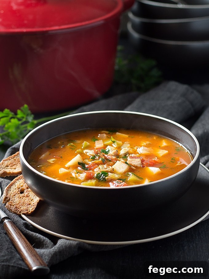 This delicious recipe for Manhattan Clam Chowder is actually low carb and high in flavor!