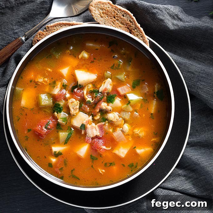 This delicious recipe for Manhattan Clam Chowder is actually low carb and high in flavor!