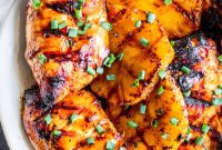 Hawaiian BBQ Grilled Chicken with Pineapple Glaze Recipe