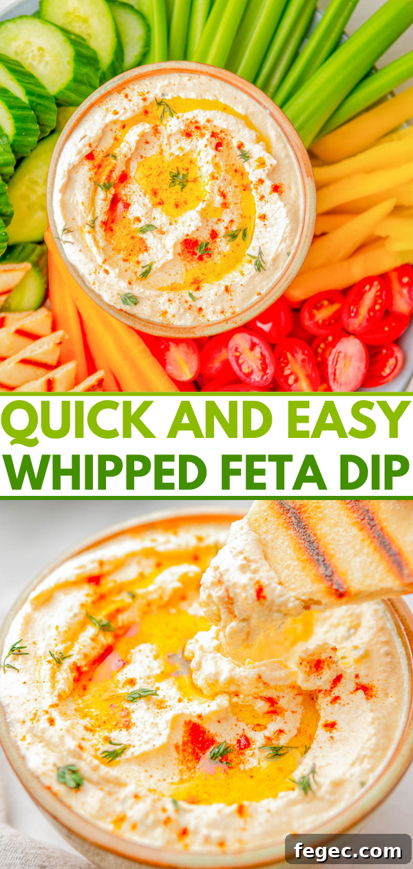 Whipped feta serving suggestion 3