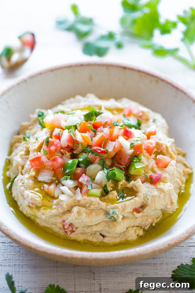 Easy Taco Hummus