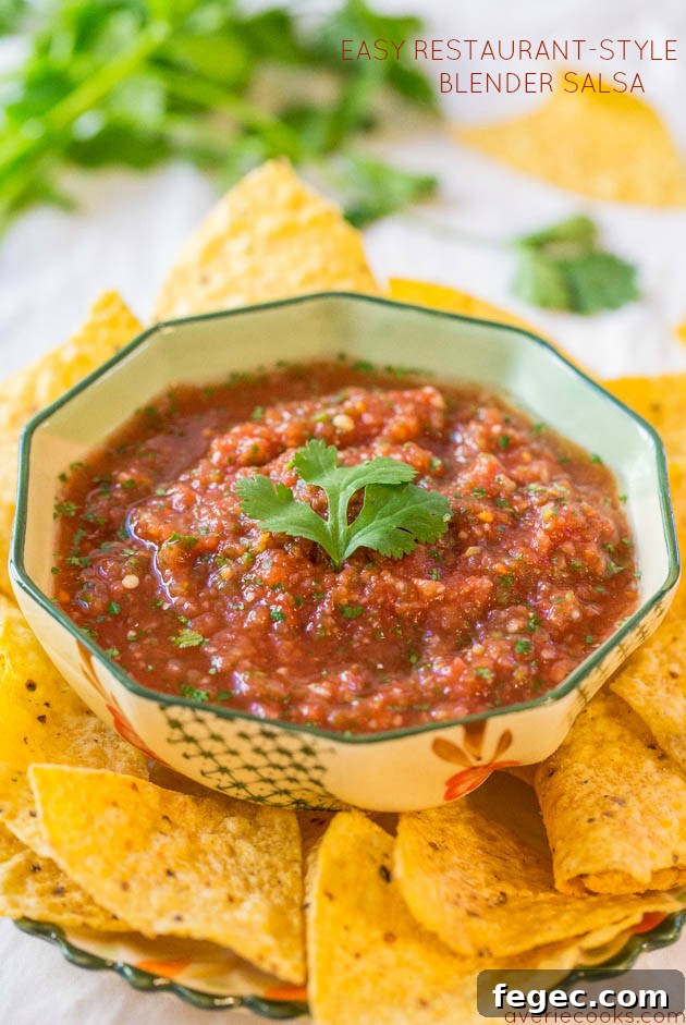 Blender salsa