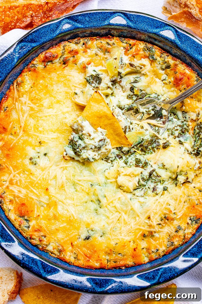 Spinach artichoke dip