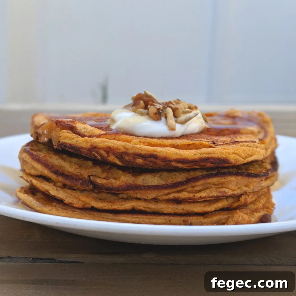 sweet potato pancakes with protein powder