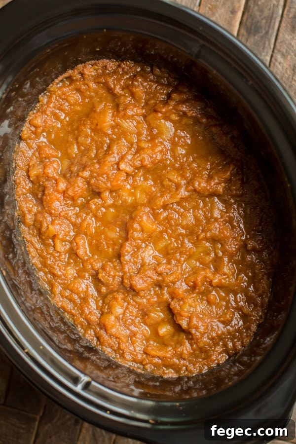 done cooking pumpkin apple sauce