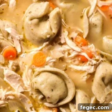 chicken and tortellini soup
